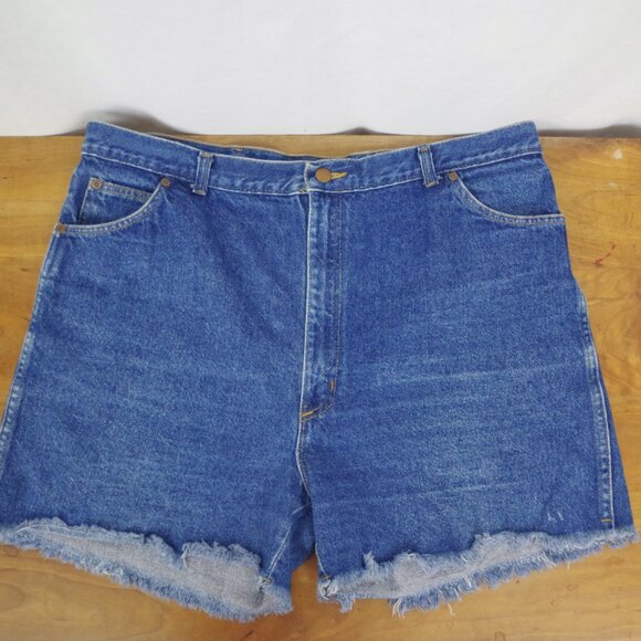 Men's Vintage USA Made Denim Cutoff Shorts - Picture 1 of 7
